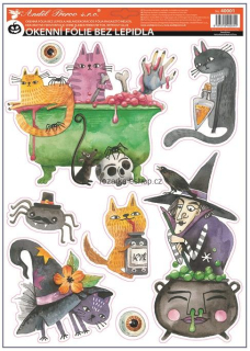 Halloween s glitrem 29 x 41 cm