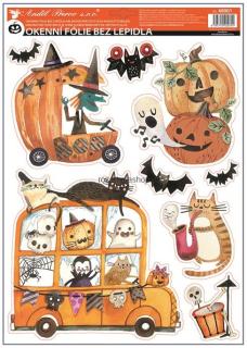 Halloween s glitrem 29 x 41 cm